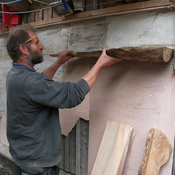 natural edge wood course